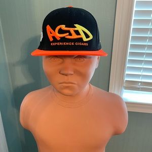 Acid Cigars flat bill snap back hat